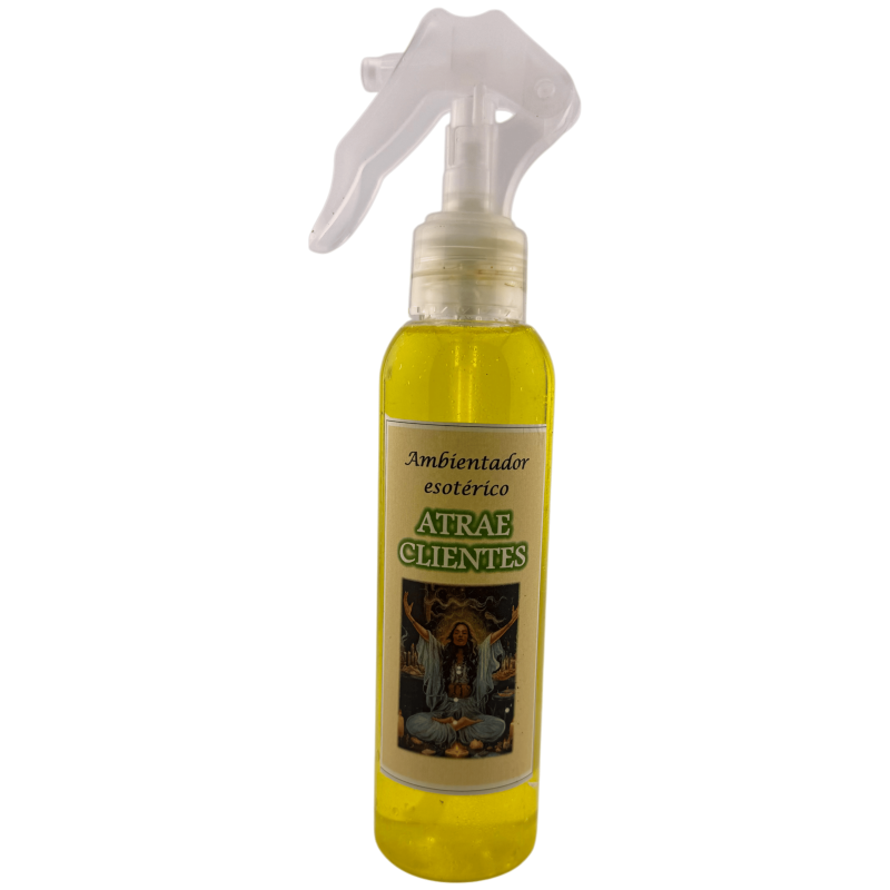 Aromatizador de Ambientes Esotérico Atrai Clientes 150 ml - Prosperidade e Atração para Negócios-AROMATIZADORES DE AMBIENTE ESOTÉRICOS-HOSTENATURA