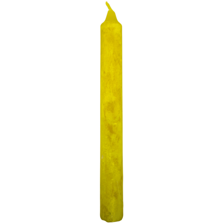 儀式用硫黄キャンドル 18cm - ネガティブな思考や感情を浄化します