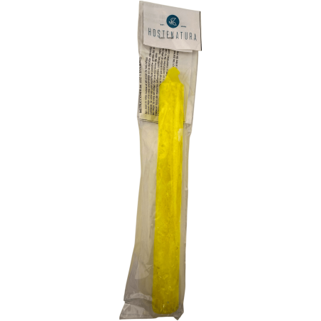 Candela ritualizzata allo zolfo da 18 cm - Purifica pensieri ed emozioni negative