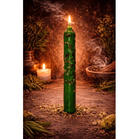 Rituele Mandragora Kaars 18cm - Bescherming, Reiniging, Vruchtbaarheid en Liefde.