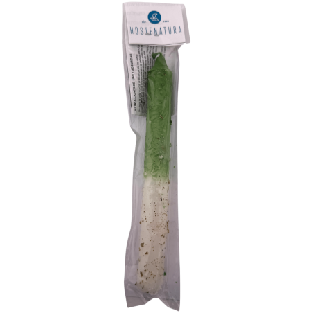 Vela Preparada Ritualizada Ruda y Sal 18cm - Para efectuar limpieza de malos ambientes