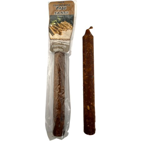 Rytualna świeca Palo Santo 18 cm – oczyszcza z negatywnych energii