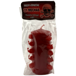 Red Candle with 21 Wicks - Removes Love-Related Spells and Binding Spells...