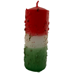 Rue, Salt och Peppar Örtljus - Esoteriskt Ljus 14x6cm - Djuprengörande, Skyddande och Avskärmande