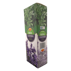 Encens SAC Ruda i Lavanda - Caixa de 6 paquets hexagonals de 20 barretes 120 barretes d'encens