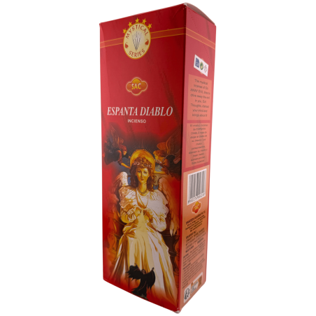 Incienso SAC Espanta Diablo - Caja de 6 paquetes hexagonales de 20 barritas 120 barritas de incienso