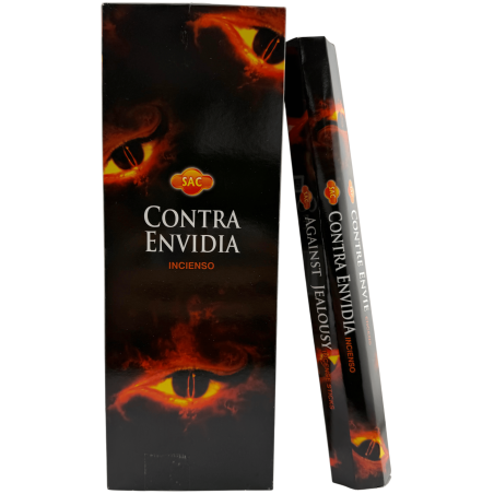 SAC Incense Against Envy - Box of 6 hexagonal packs of 20 sticks 120 incense sticks