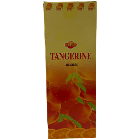 Encens SAC Mandarina - Caixa de 6 paquets hexagonals de 20 barretes 120 barretes d'encens