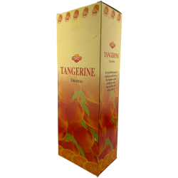 Tămâie SAC Mandarin - Cutie cu 6 pachete hexagonale a câte 20 de bețișoare fiecare, 120 de bețișoare parfumate