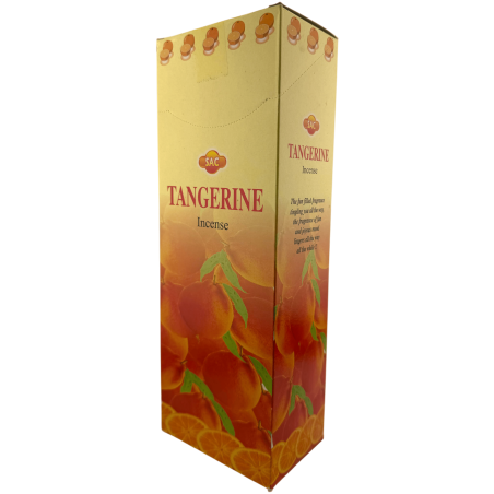 Encens SAC Mandarina - Caixa de 6 paquets hexagonals de 20 barretes 120 barretes d'encens