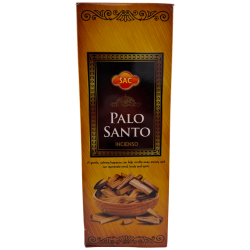 SAC Palo Santo wierook - Doos met 6 zeshoekige verpakkingen van elk 20 stokjes, 120 wierookstokjes in totaal.