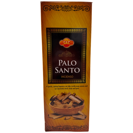 Tămâie SAC Palo Santo - Cutie cu 6 pachete hexagonale a câte 20 de bețișoare fiecare, 120 de bețișoare parfumate