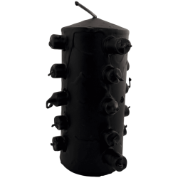 Vela preta com 21 pavios - Quebra empregos, maldições, remove feitiços...