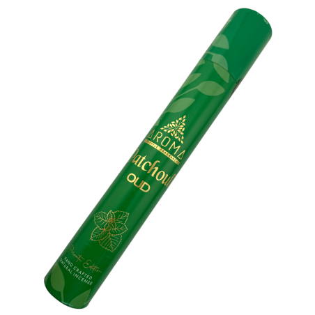 Incenso Árabe Patchouli Oud Edição Privada Aroma Fragrances - 40g. incenso masala