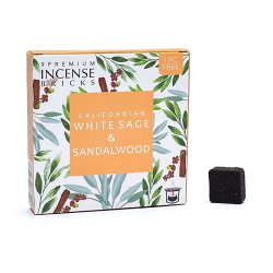 Ladrillos de Salvia Blanca y Sándalo AROMAFUME...
