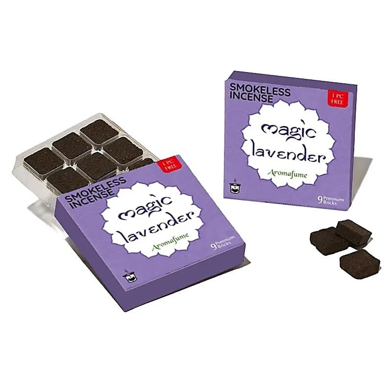 AROMA FUME Cărămizi de Lavandă - 9 cărămizi - 40gr.-Cărămizi de tămâie Aromafume-HOSTENATURA