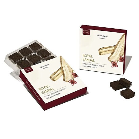 Ladrillos de Sándalo Royal AROMAFUME - 9 ladrillos - 40gr.