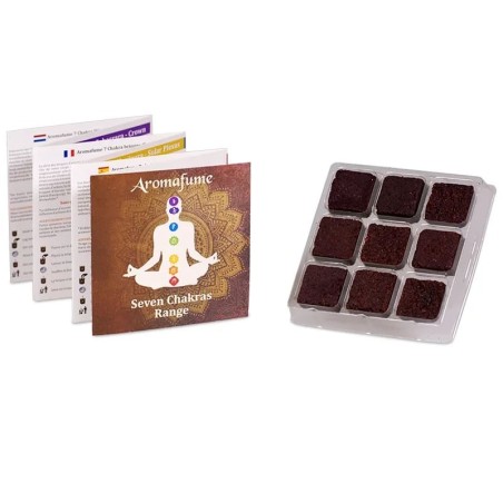 Ladrillos de 5º Chakra Vishuddha Throat Chakra AROMAFUME - 9 ladrillos - 40gr.