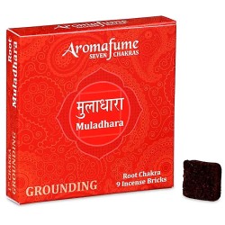 Cegły czakry korzeniowej Muladhara 1st Chakra AROMAFUME - 9 cegieł - 40gr.