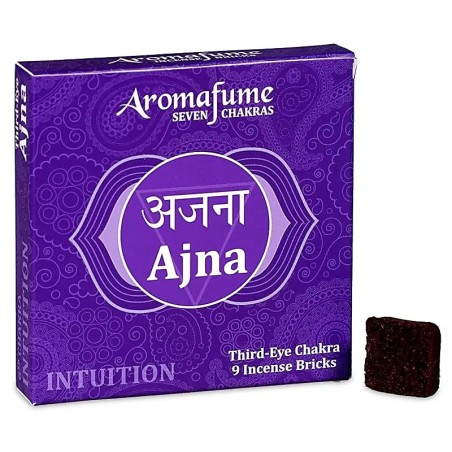 Ajna Third-Eye Chakra 6th Chakra Bricks AROMAFUME - 9 bricks - 40gr.