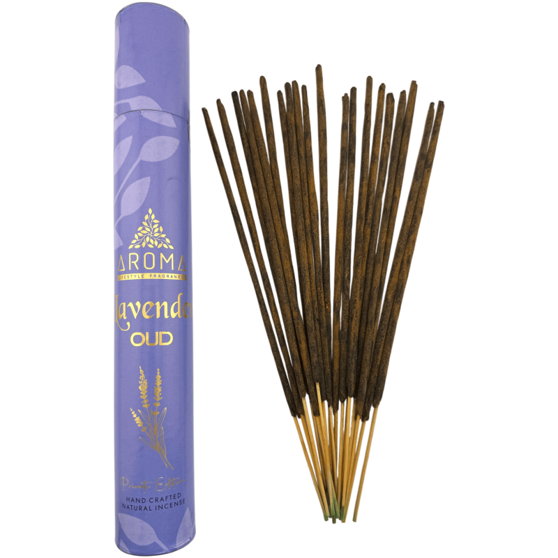 Arabian Incense Lavender Oud Private Edition Aroma Fragrances - 40gr. masala incense-Arabian Oud Incense Private Edition AROMA Fragrances-HOSTENATURA