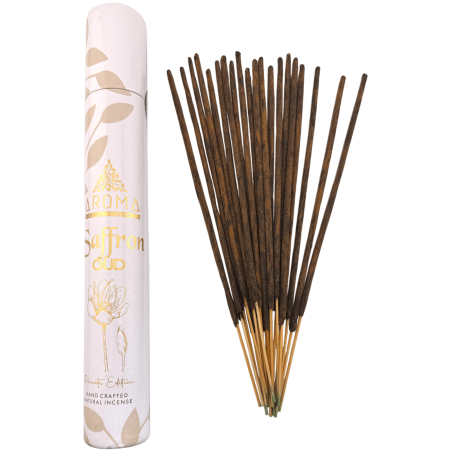 Kadzidło Arabian Incense Saffron OUD Private Edition Aroma Fragrances - 40 g kadzidła masala