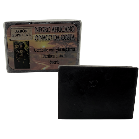 Jabón Esoterico Negro Africano O Nago Da Costa 120gr. - Combate energía negativa, purifica el aura y suerte