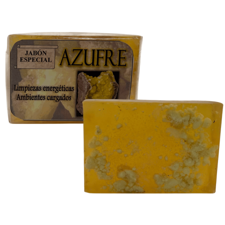 Jabón Esotérico Azufre 120gr. - Limpieza negatividades y ambientes cargados