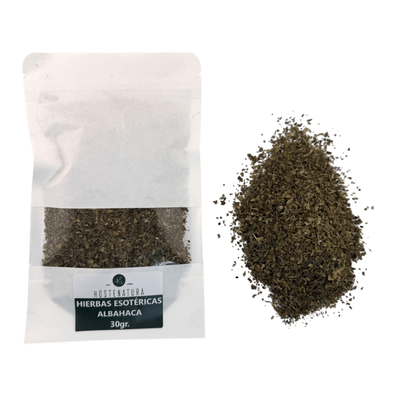 Esoterisch kruid basilicum 30 g – Welvaart, bescherming en geluk-Esoterische kruiden-HOSTENATURA