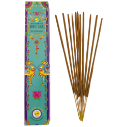 SREE VANIゴールデンインディア ホワイトセージお香 - 15g入り1箱。
