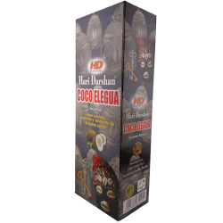 Coconut Incense Elegua Hari Darshan - Box of 6 hexagonal incense boxes