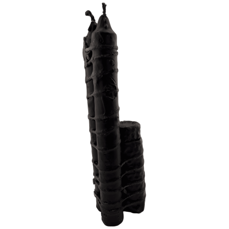 Kraftvolle Trennkerze 20 x 3 cm – inklusive Pulver und Ritual – zum Trennen oder Auflösen