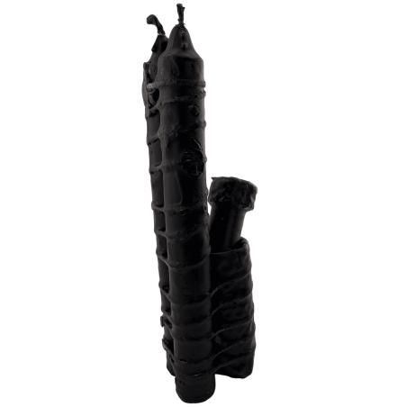 Bougie de séparation spéciale puissante 20x3cm - Contient des poudres et un rituel - Pour séparer ou briser