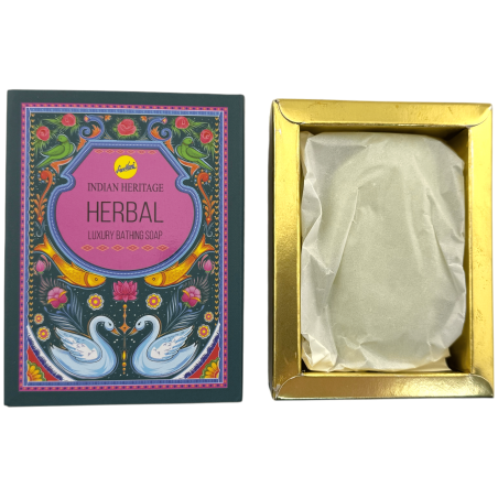 SREE VANI Indian Heritage Herbal Rue Badtvål - 75g Bar
