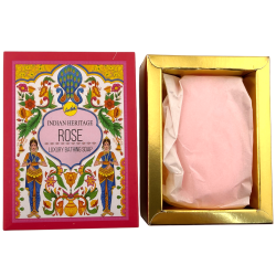 SREE VANI Mydło kąpielowe Indian Heritage Roses – kostka 75 g