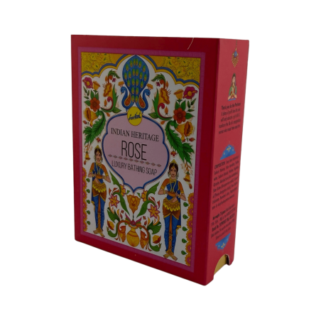 Sabonete de Banho Rosas da Herança Indiana SREE VANI - Barra de 75g