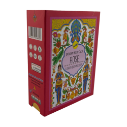 SREE VANI Mydło kąpielowe Indian Heritage Roses – kostka 75 g