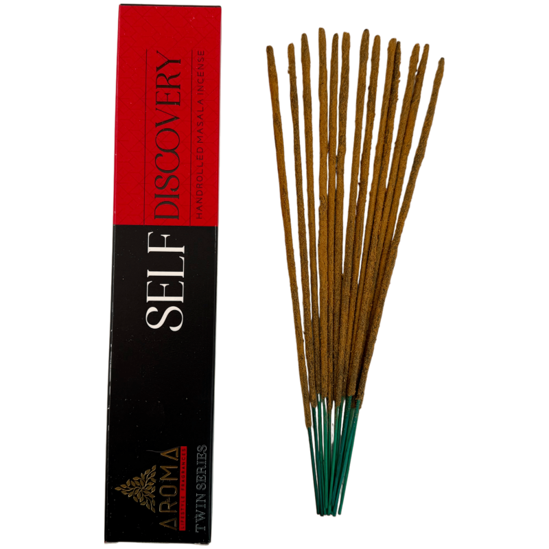 Incenso Masala Self Discovery - Fragranze AROMA - Confezione da 15 g-Fragranze aromatiche di incenso della serie Twin-HOSTENATURA