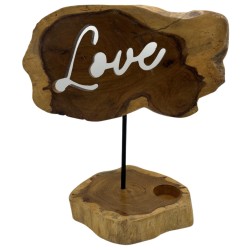 Sign Candle Holder - Love