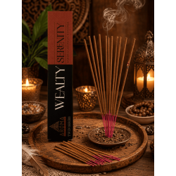 Incienso Masala Wealty Serenity Serenidad AROMA Fragrances - Cajetilla de 15gr.