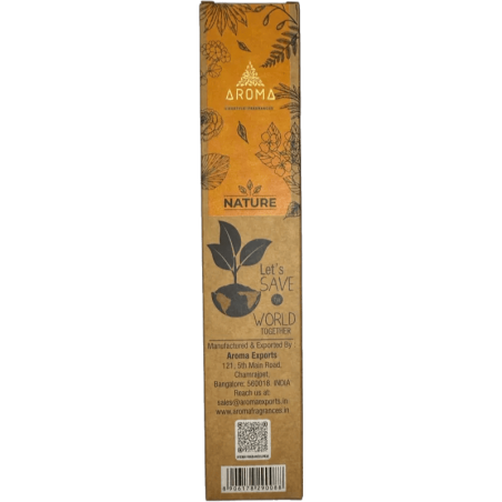 Biologische wierookdoos met laurier- en palo santo AROMA natuurlijke aroma's - 12 doosjes van 8 dikke stokjes