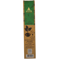 Rökelselåda med ekologisk citrongräs AROMA Nature - 12 askar med 8 tjocka pinnar