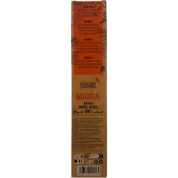 Lot de 3 encens à la myrrhe bio AROMA Nature - 8 bâtonnets, durée 1 heure