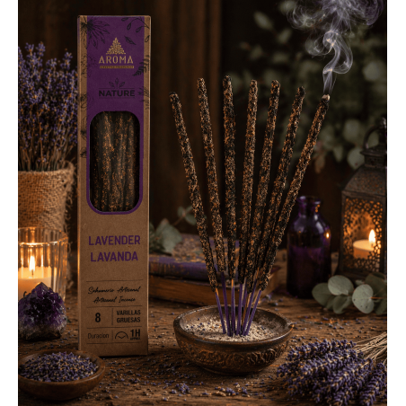 Organic Lavender Incense AROMA Nature Lavender - 20g Box