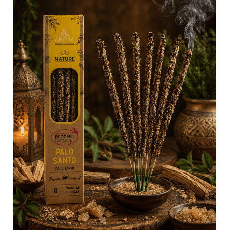 Encens Orgànic Pal Sant AROMA Nature - Capseta de 20gr.