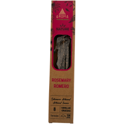 AROMA Nature Organic Rosemary Incense Pack (3 sticks) - 8 sticks, 1 hour duration