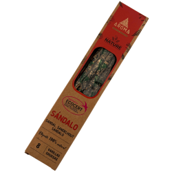Organic Sandalwood Incense AROMA Nature Sandal - 20g Box