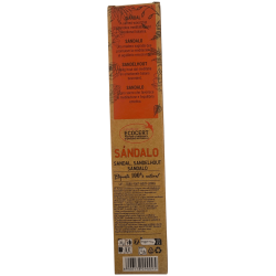 Pack 3x Encens Orgànic Sàndal AROMA Nature - 8 varetes 1h durada