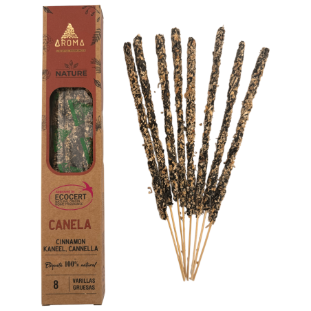 Organic Cinnamon Incense AROMA Nature Cinnamon - 20g Box