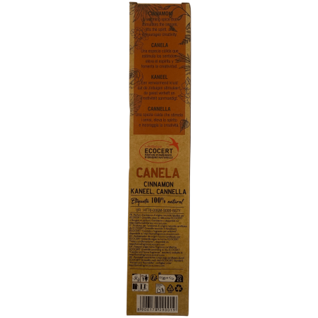 Organic Cinnamon Incense AROMA Nature Cinnamon - 20g Box